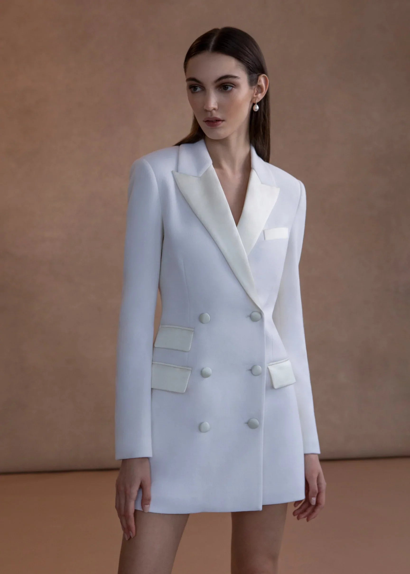 THEO TUXEDO DRESS